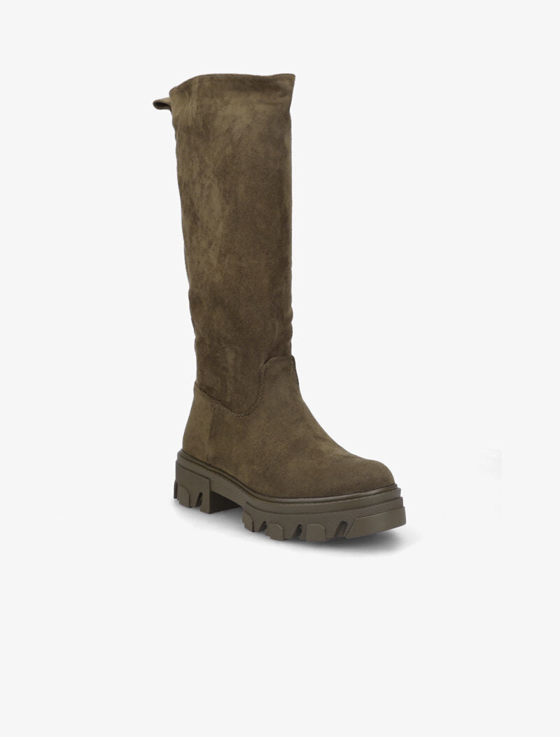 Bottes en suédine - Kaki - 3