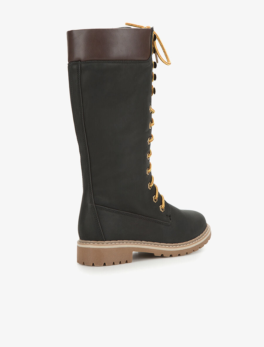 Bottes sport plates - noir - 4