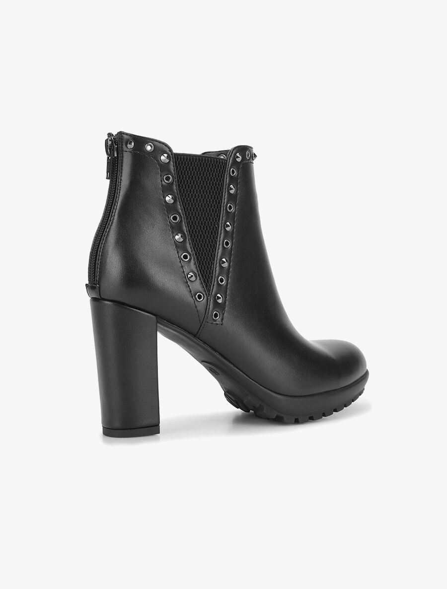 Chelseas ornées picots - noir - 4