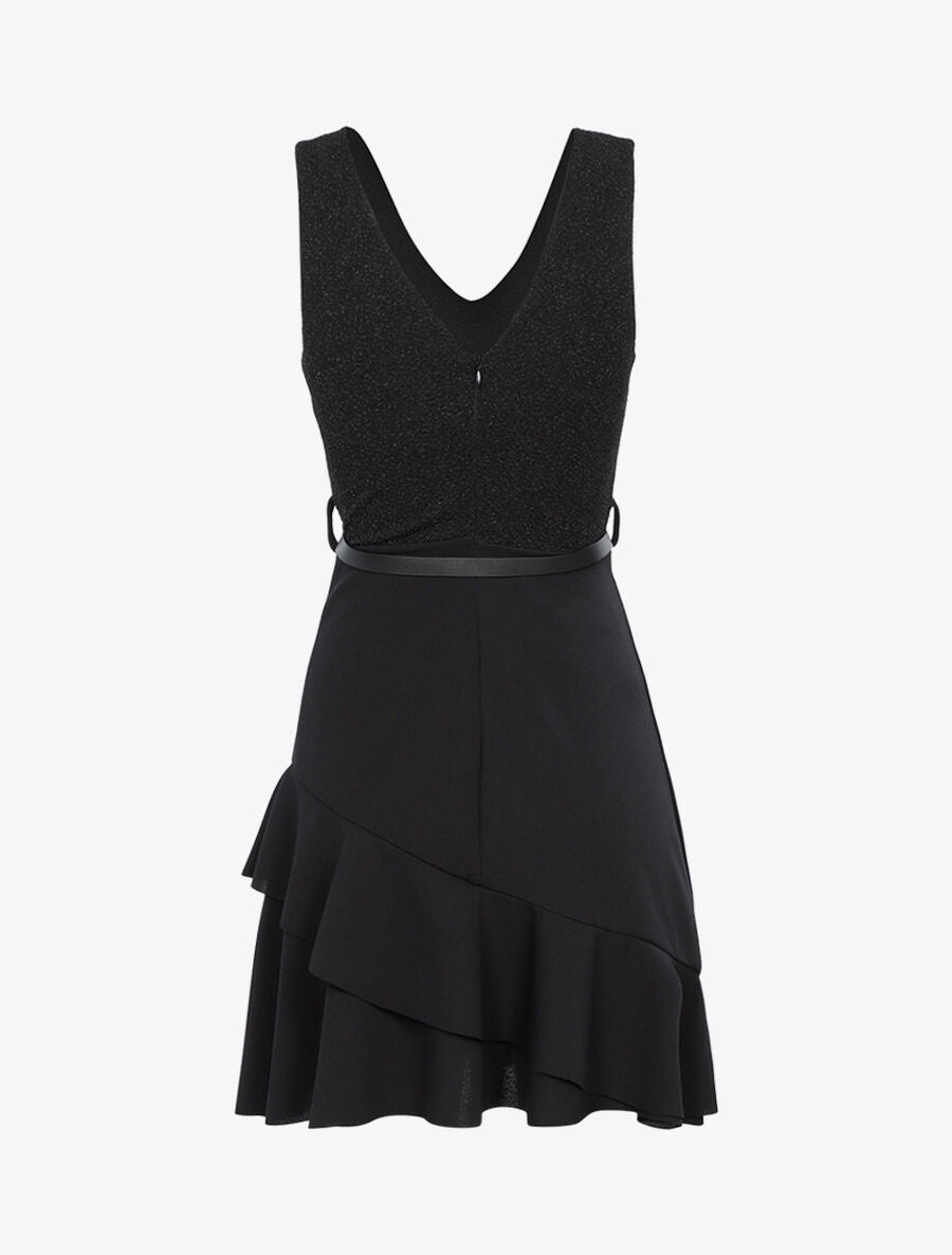 Robe à buste irisé - Noir - 2
