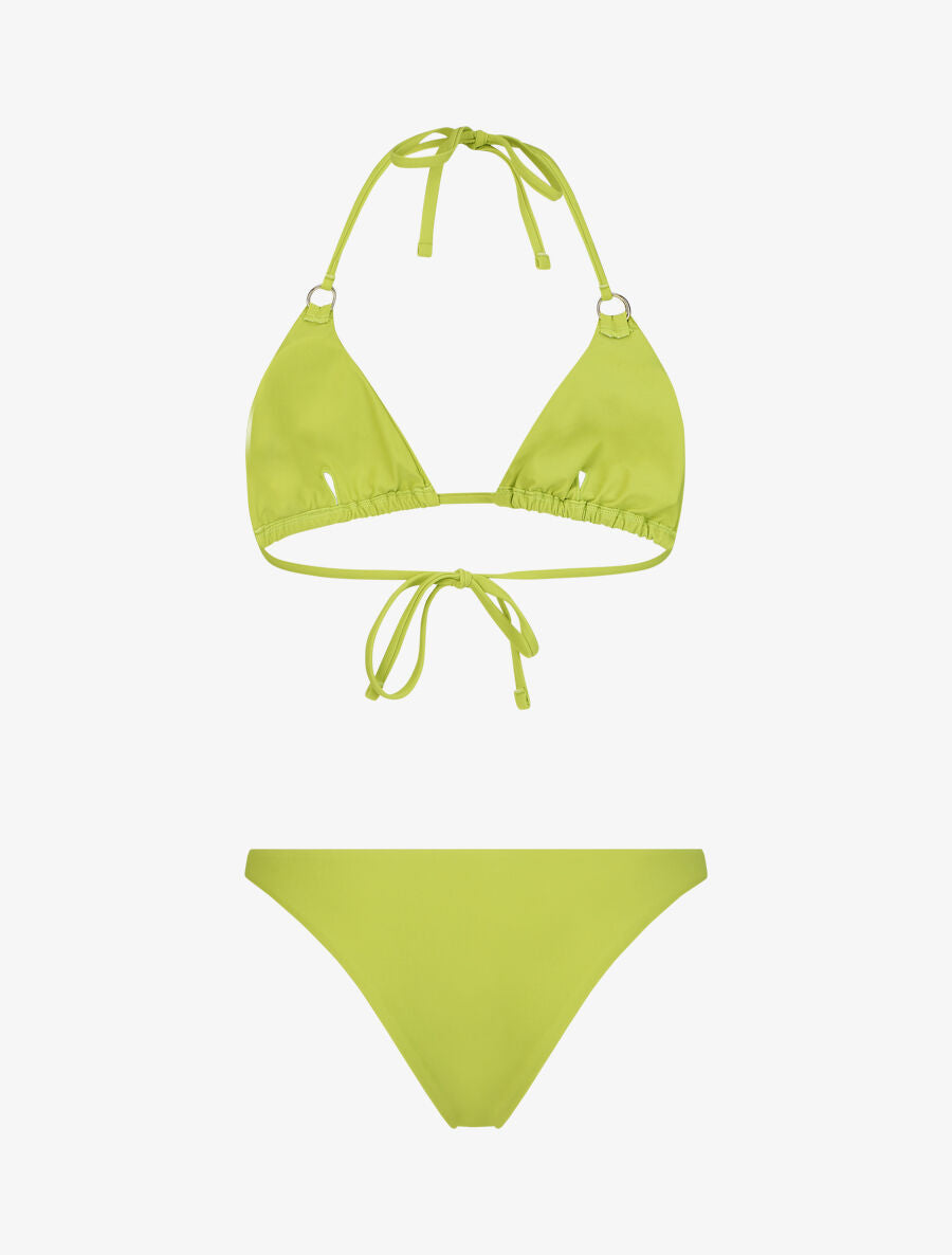 Bikini échancré - Vert pomme - 3