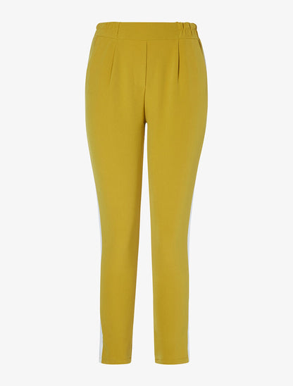 Jogging à liserés contrastants - moutarde - 4