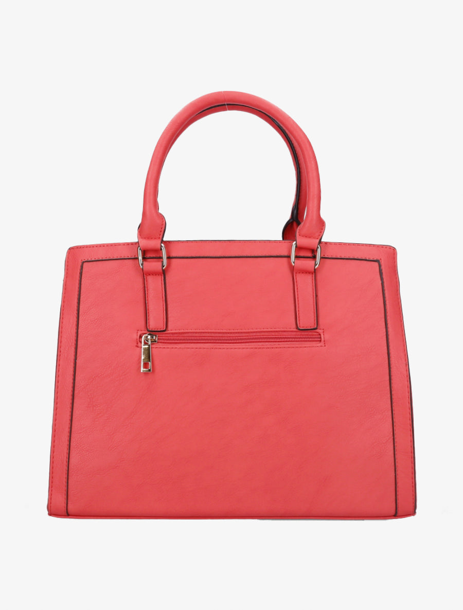 Sac à main Prisca - Corail - 