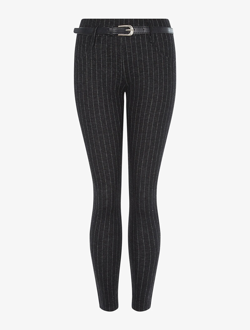 Pantalon effet laine - noir - 1