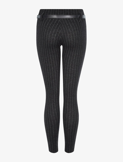 Pantalon effet laine - noir - 2