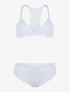 Ensemble soutien gorge sans armatures - blanc - 1