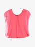 Top ample coupe boule - corail - 1