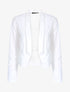 Veste à pans légèrement asymétrique - blanc - 1
