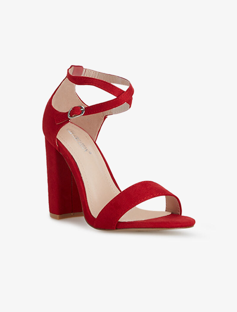 Sandales à bride croisée - rouge - 2