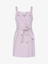 Robe à rabats boutonnés - rose parme - 1