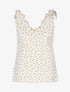 Top à imprimé petits coeurs - beige - 1