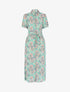 Robe longue à imprimé cachemire - vert - 3