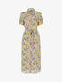 Robe longue à imprimé cachemire - jaune - 3