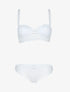 Ensemble bustier en dentelle festonnée et lanières - ecru - 3