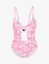 Trikini à imprimé délavé - rose/blanc - 3