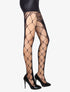 Collants à côtés ajourés - noir - 1