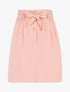 Jupe taille haute paper bag - rose - 3