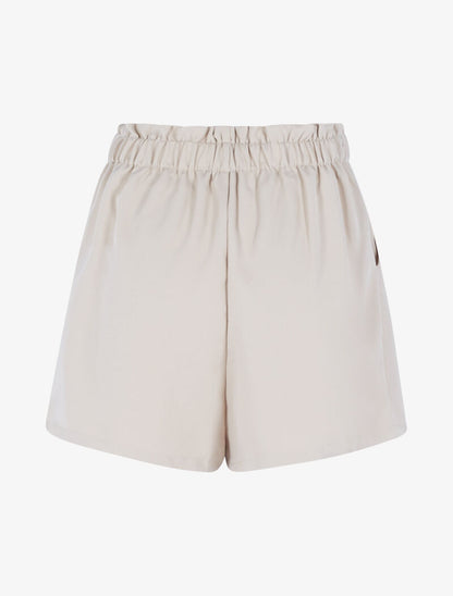 Short uni à cordon décoratif - beige - 2