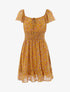 Robe patineuse fleurie - jaune - 3