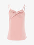 Top à encolure avec passants - rose - 1