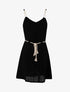 Robe à bretelles style cordes - noir - 3