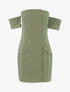 Robe moulante à encolure bardot - kaki - 3
