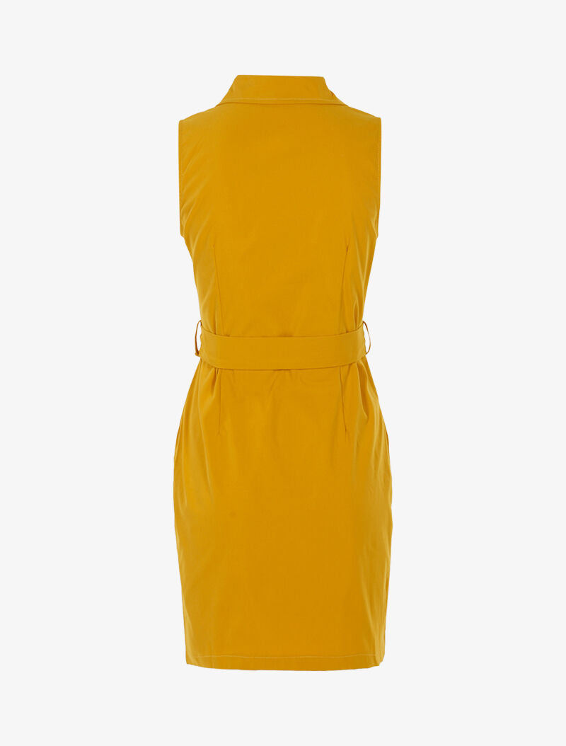 Robe sans manches zippée - jaune - 2