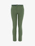 Pantalon uni ceinturé - kaki - 3