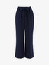Pantalon fluide coupe large - marine - 1