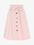 Jupe trapèze boutonnée - rose - 1