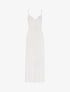 Robe longue à buste en crochet - blanc - 1