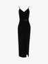Robe à rayures en relief - noir - 1