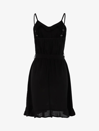 Robe à boutons décoratifs - noir - 2