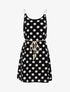 Robe trapèze à pois - noir - 3