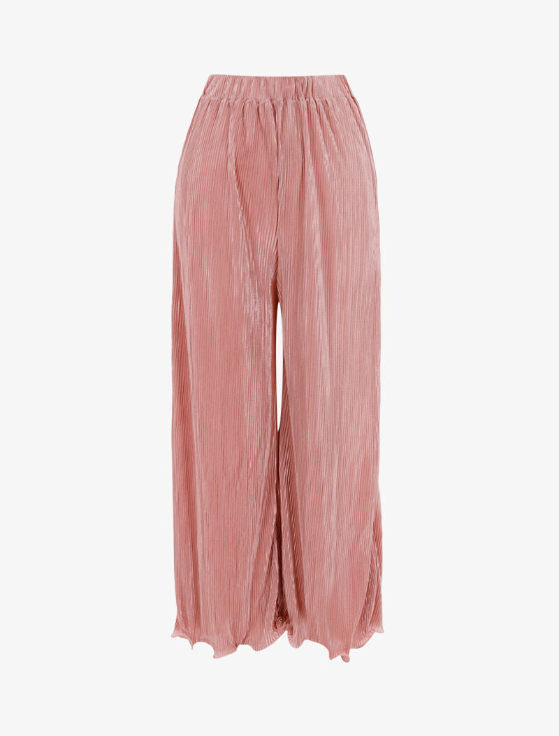 7/8-Hose mit Waffeleffekt - Rose