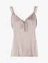 Débardeur à bretelles détails crochet - beige - 3