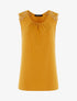 Top à épaules en crochet - jaune - 1