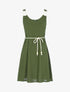 Robe à bretelles style corde - kaki - 3