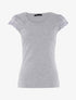 T-shirt à mancherons en crochet - gris clair - 3
