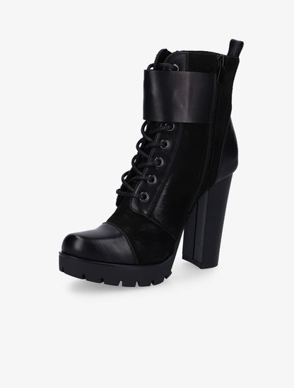 Bottines rock à hauts talons - noir - 4