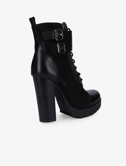 Bottines rock à hauts talons - noir - 5