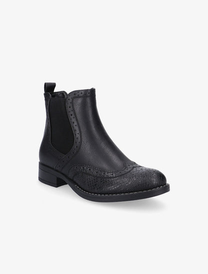 Chelsea boots piquetées - noir - 2