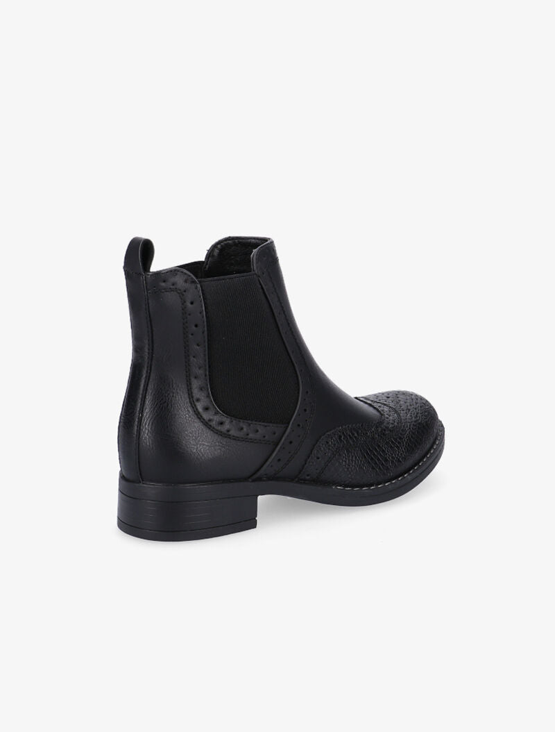 Chelsea boots piquetées - noir - 4