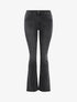 Jean flare casual à taille haute - anthracite - 3