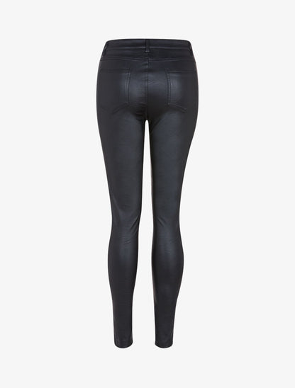 Pantalon en simili casual - noir - 2