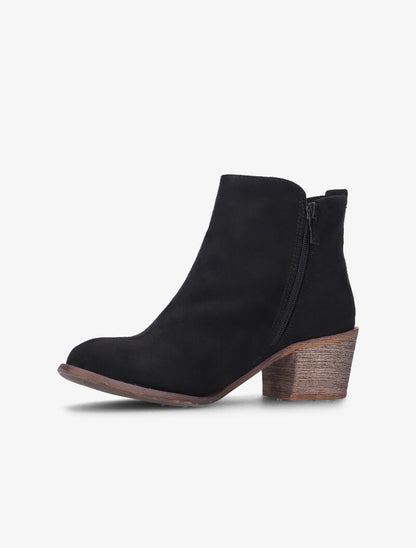 Bottines brodées style bohème - noir - 3