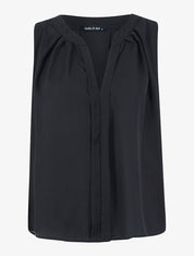 Top en voile transparent - noir - 3