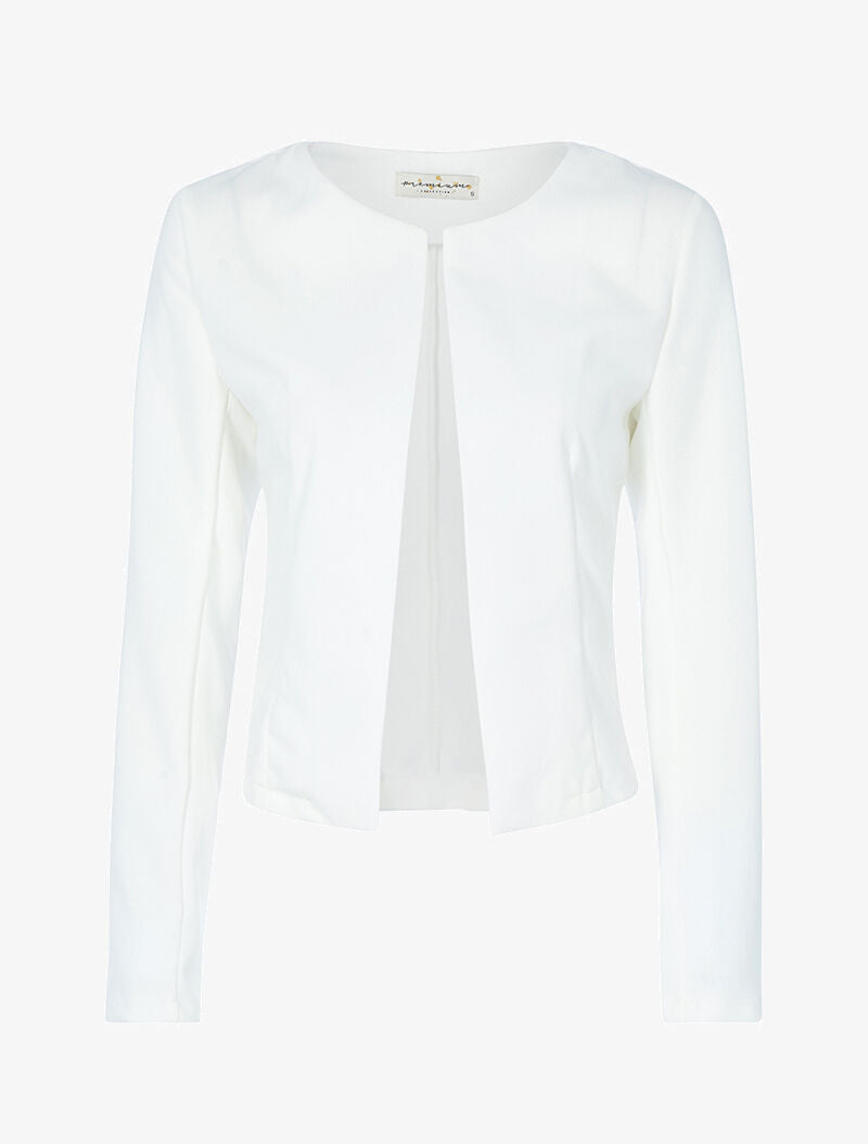 Veste ouverte unie - ecru - 3