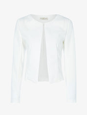 Veste ouverte unie - ecru - 3