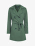 Veste style trench coat - kaki - 1